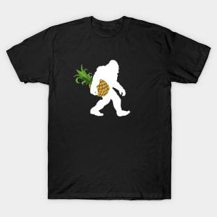 Funny BigFoot Pineapple Christmas Xmas X-Mas Design Gift Idea T-Shirt